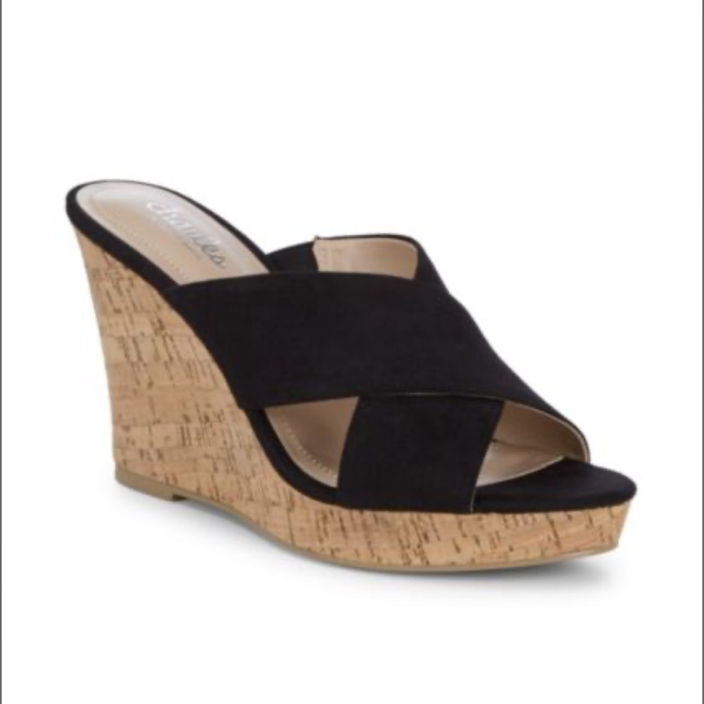 Charles Latrice Suede Wedges